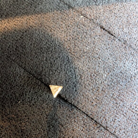 Maria Tash Invisible Set Triangle Diamond Threaded Stud Earring 2.5mm - Picture 4 of 6